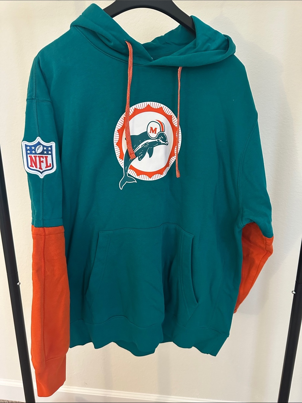 NFL - Nike Miami Dolphins Teal & Orange Hoodie